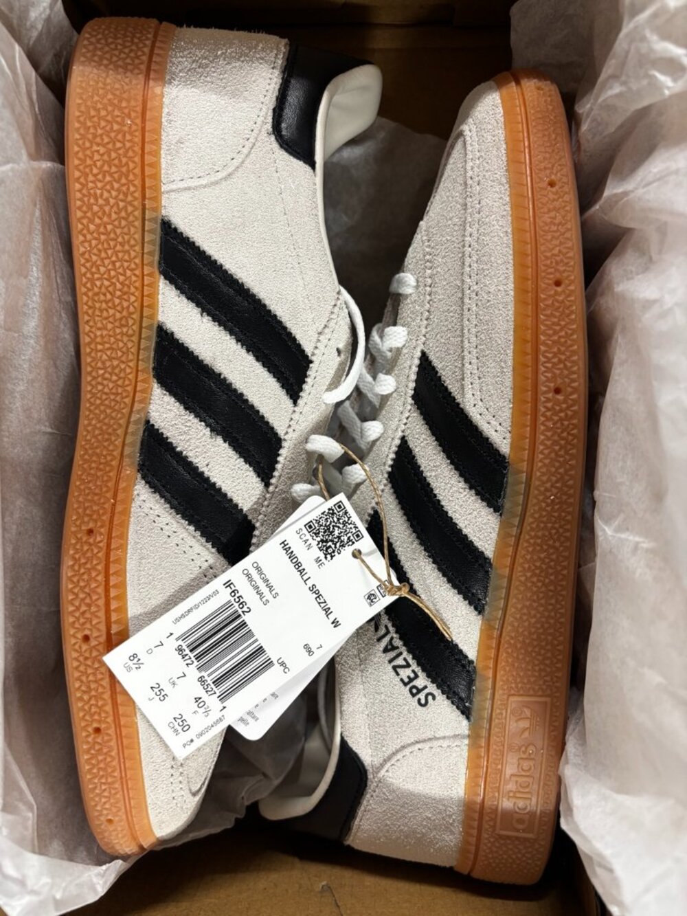 Adidas Handball Spezial W Shoes – Aluminum/Core Black/Gum – Women’s 8.5